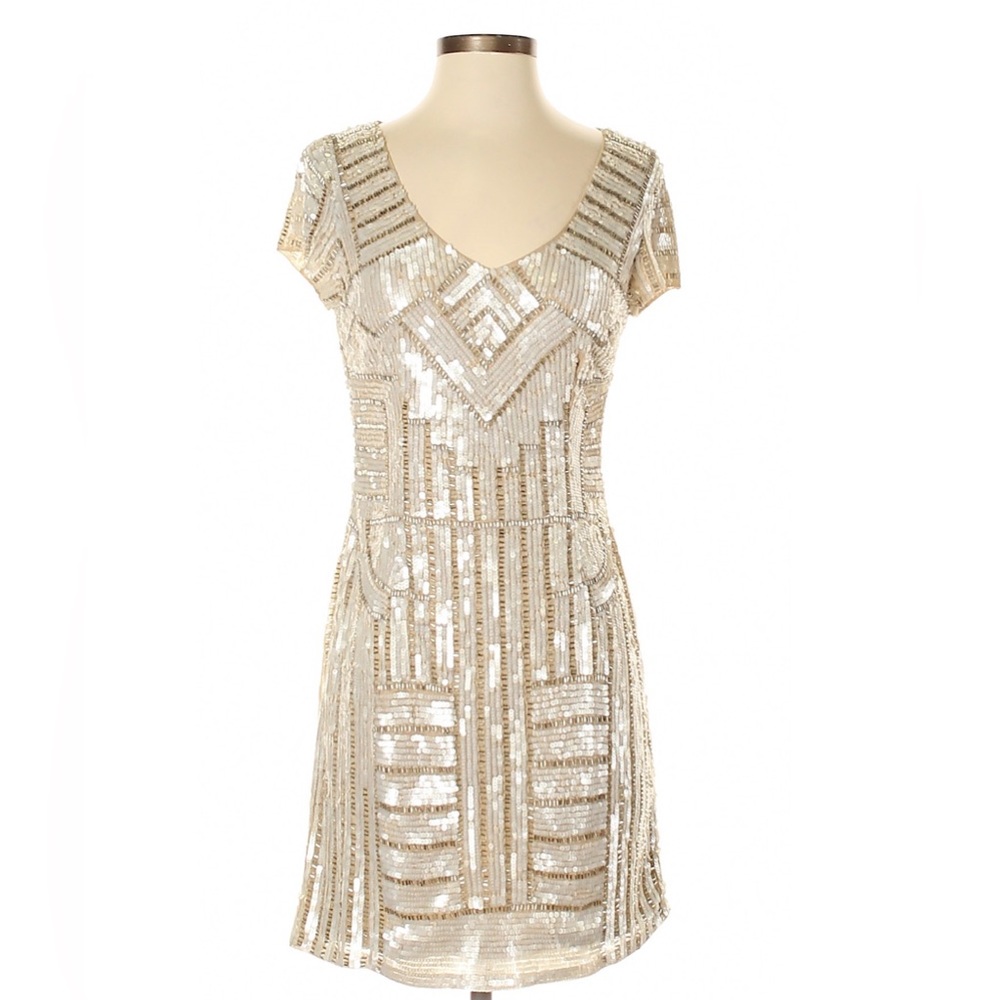 Adrianna Papell Sequin Dress